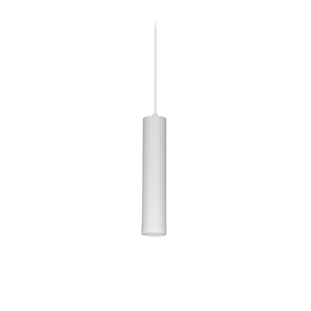 COLGANTE TUBO  BLANCO 25CM 1 LUZ GU10